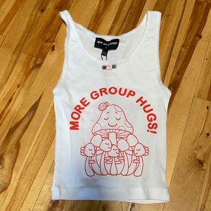 Mushroom Cropped Tank Top